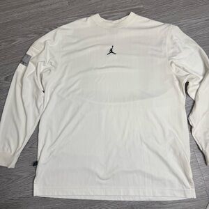 Air Jordan Training Long Sleeve Shirt Mens L Jumpman Jordan Face Basketball Nike